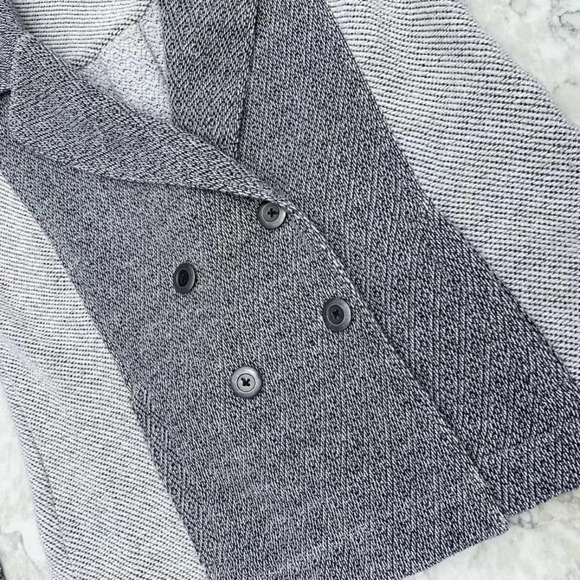 Anthropologie Saturday Sunday Milica Tweed Knit Jacket Gray Blazer Size XS - Picture 7 of 10